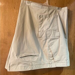 Dockers Men's Light Tan Flex-Comfort Cargo Shorts, sz 54